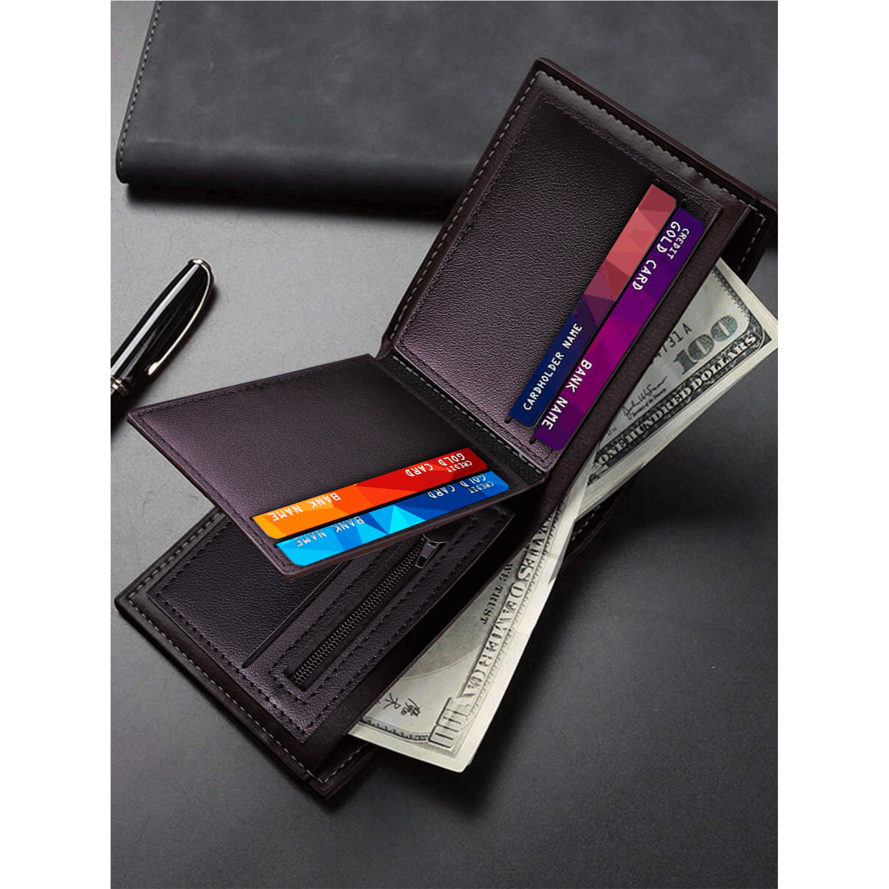 Wallet Multiple Compartments