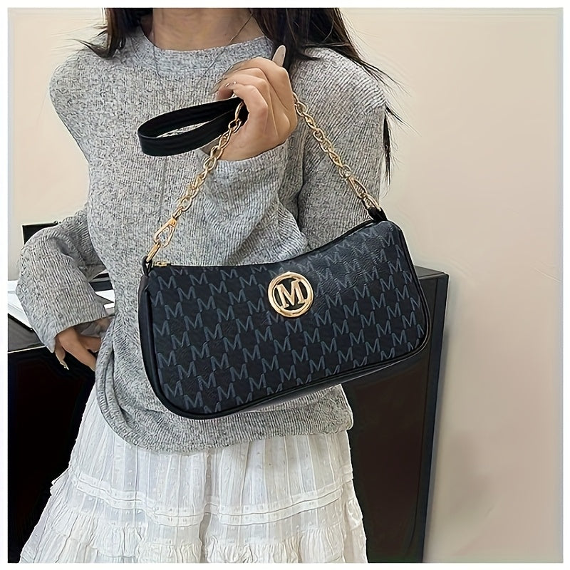 Bolso Baguette "Monogram Chic"