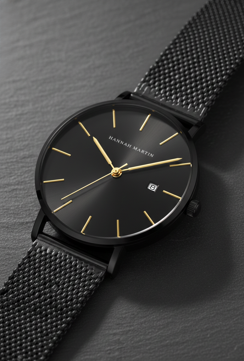 💎 Classic Bauhaus Design Men Watch  💎