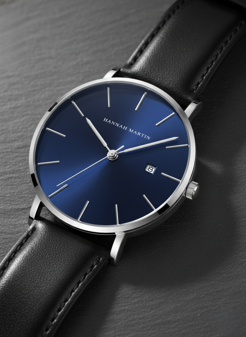💎 Classic Bauhaus Design Men Watch  💎