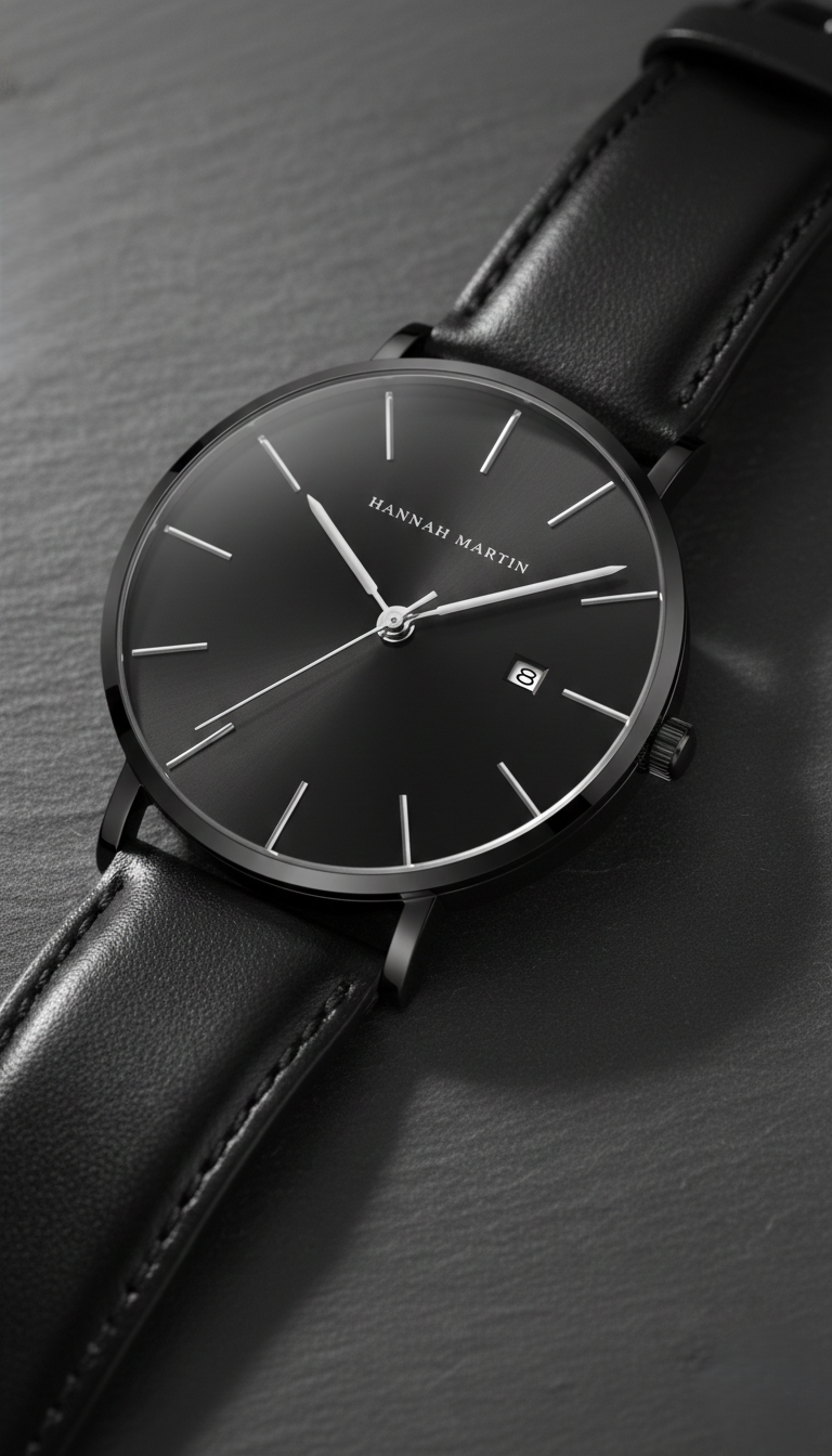 💎 Classic Bauhaus Design Men Watch  💎
