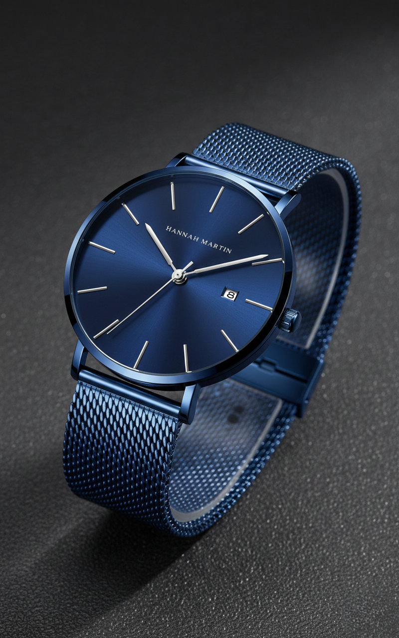 💎 Classic Bauhaus Design Men Watch  💎