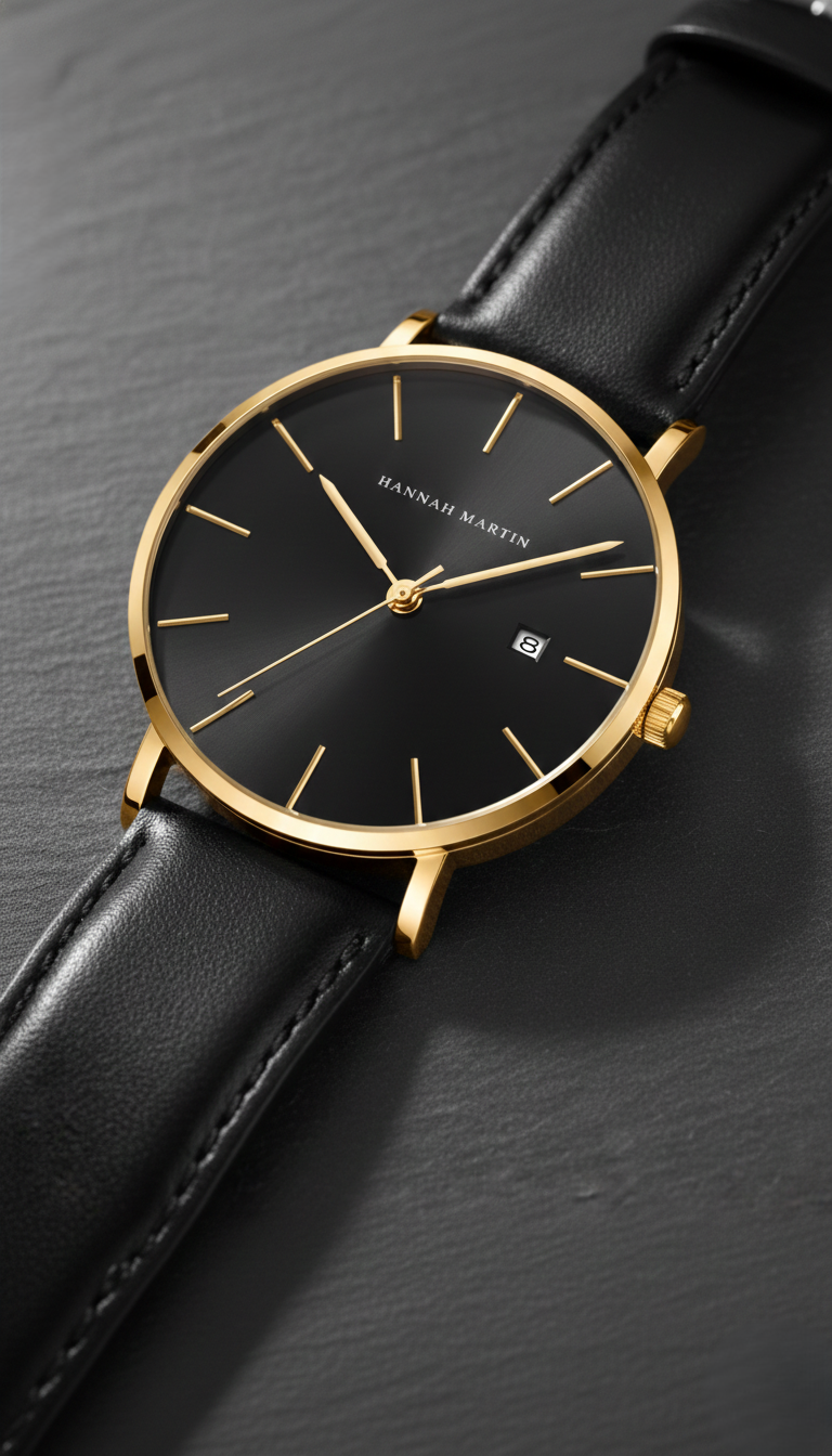 💎 Classic Bauhaus Design Men Watch  💎