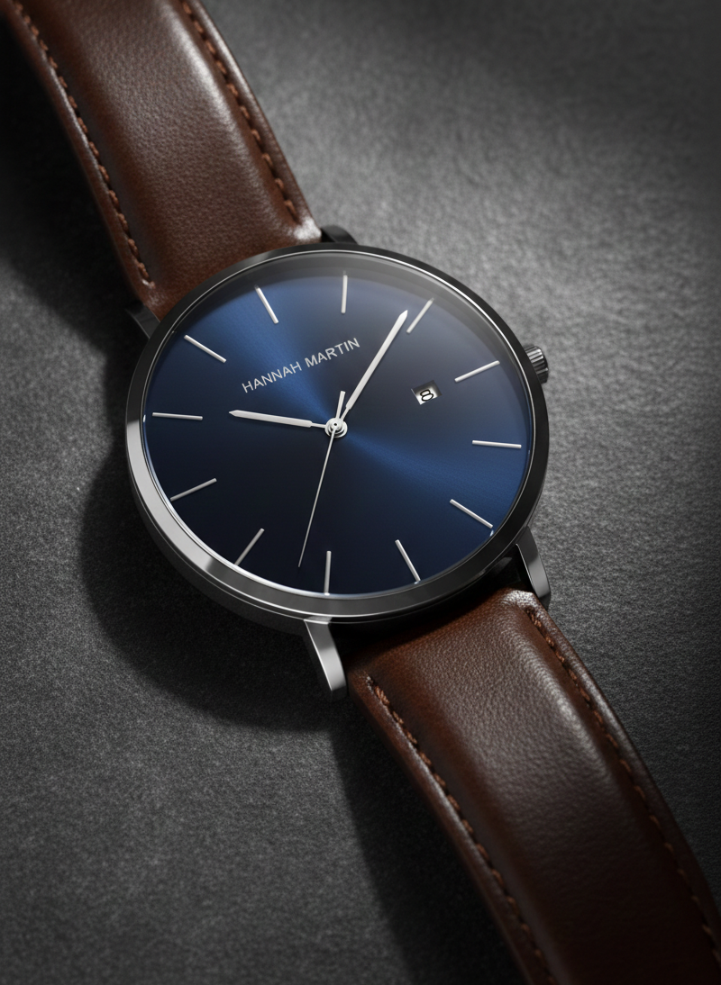 💎 Classic Bauhaus Design Men Watch  💎