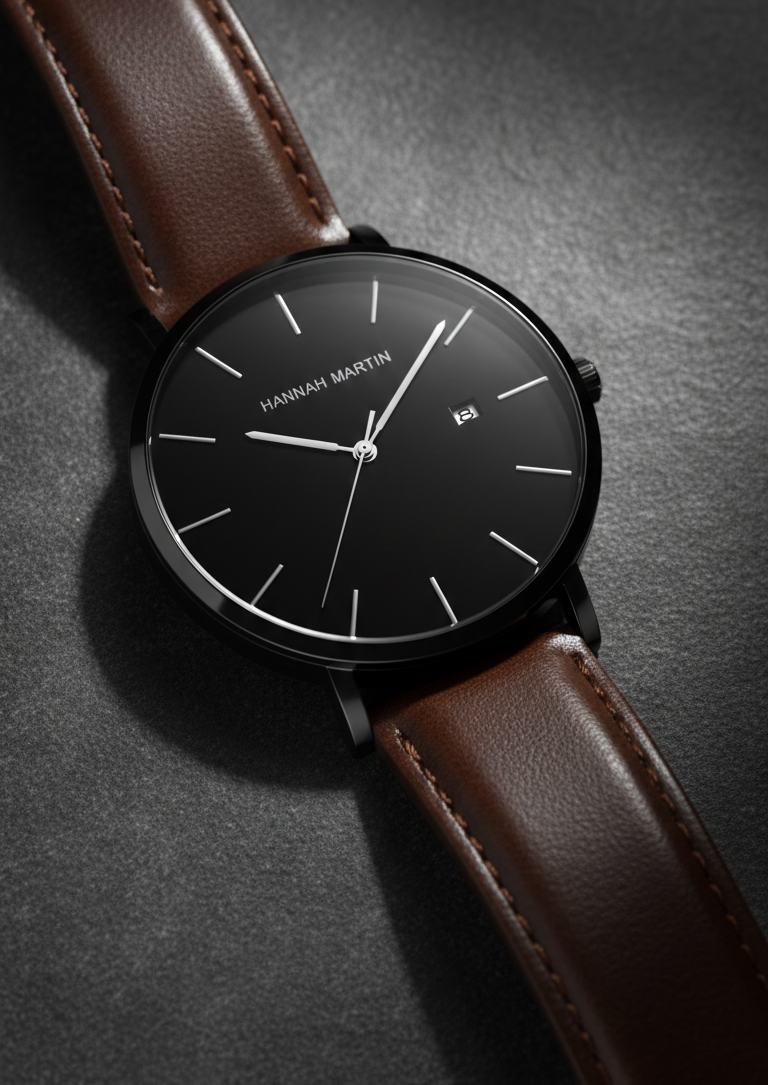 💎 Classic Bauhaus Design Men Watch  💎