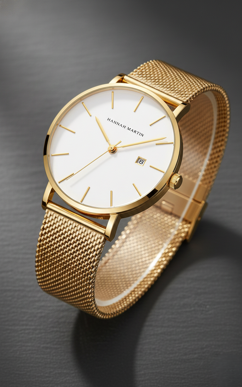 💎 Classic Bauhaus Design Men Watch  💎