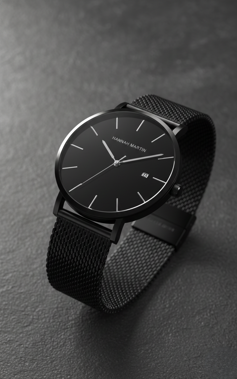💎 Classic Bauhaus Design Men Watch  💎