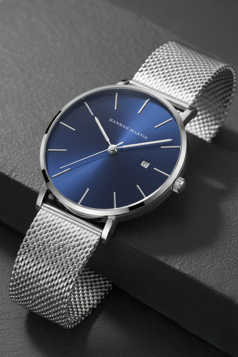 💎 Classic Bauhaus Design Men Watch  💎