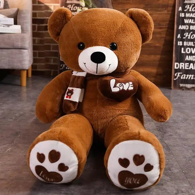 Teddy Bear With Scarf Stuffed