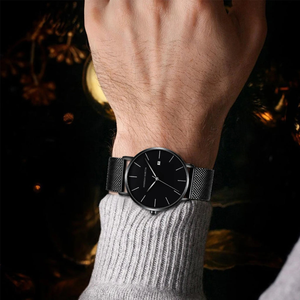 💎 Classic Bauhaus Design Men Watch  💎