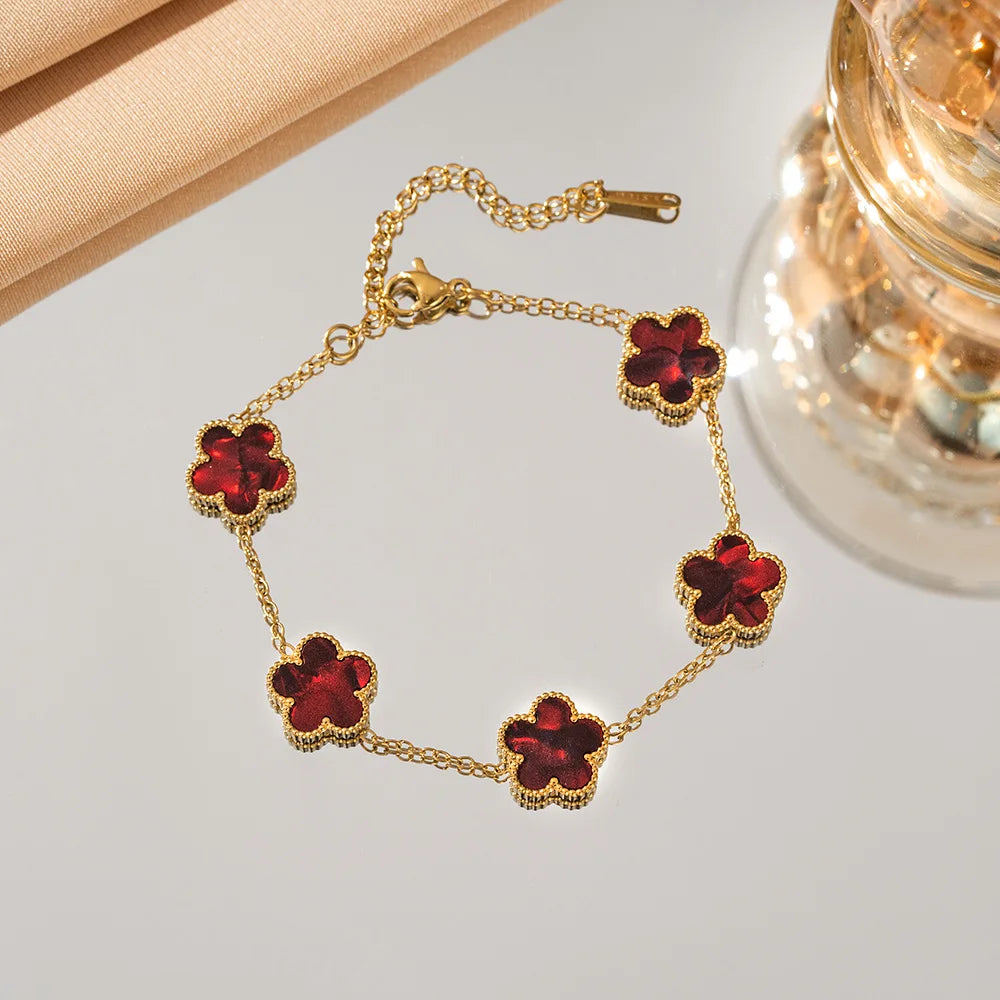 Pulsera de Flores Trebol