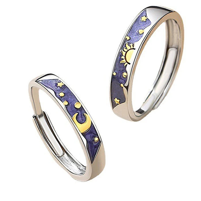 🌌 Un Pedacito de Cielo en tu Mano: Anillos "Noche Estrellada" 💍