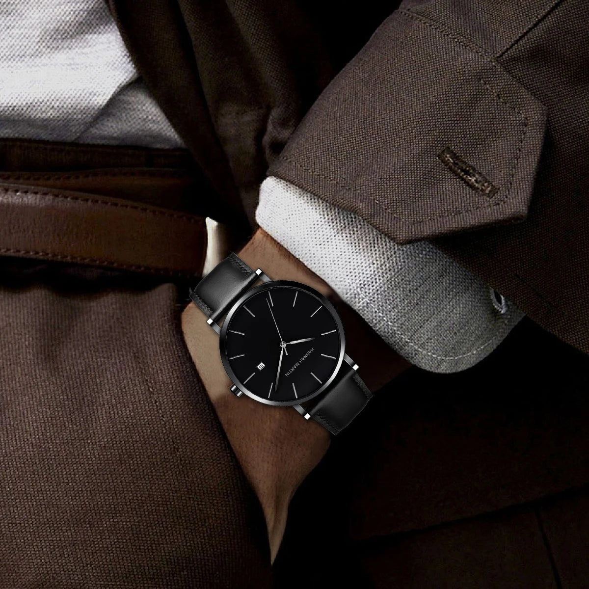 💎 Classic Bauhaus Design Men Watch  💎