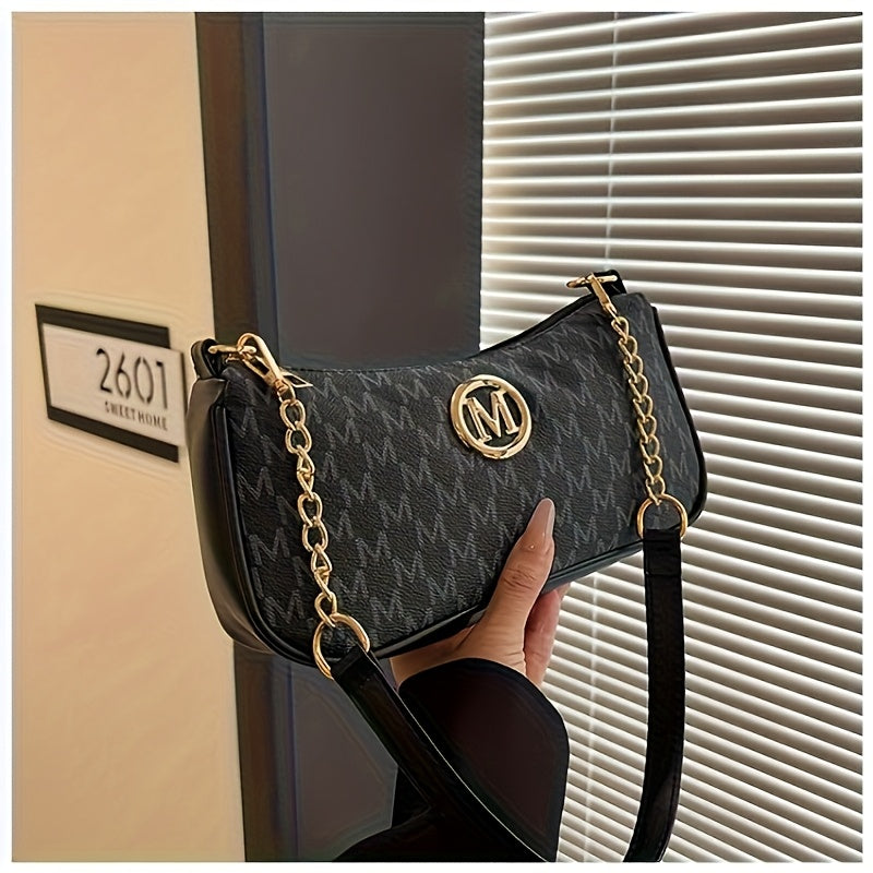 Bolso Baguette "Monogram Chic"