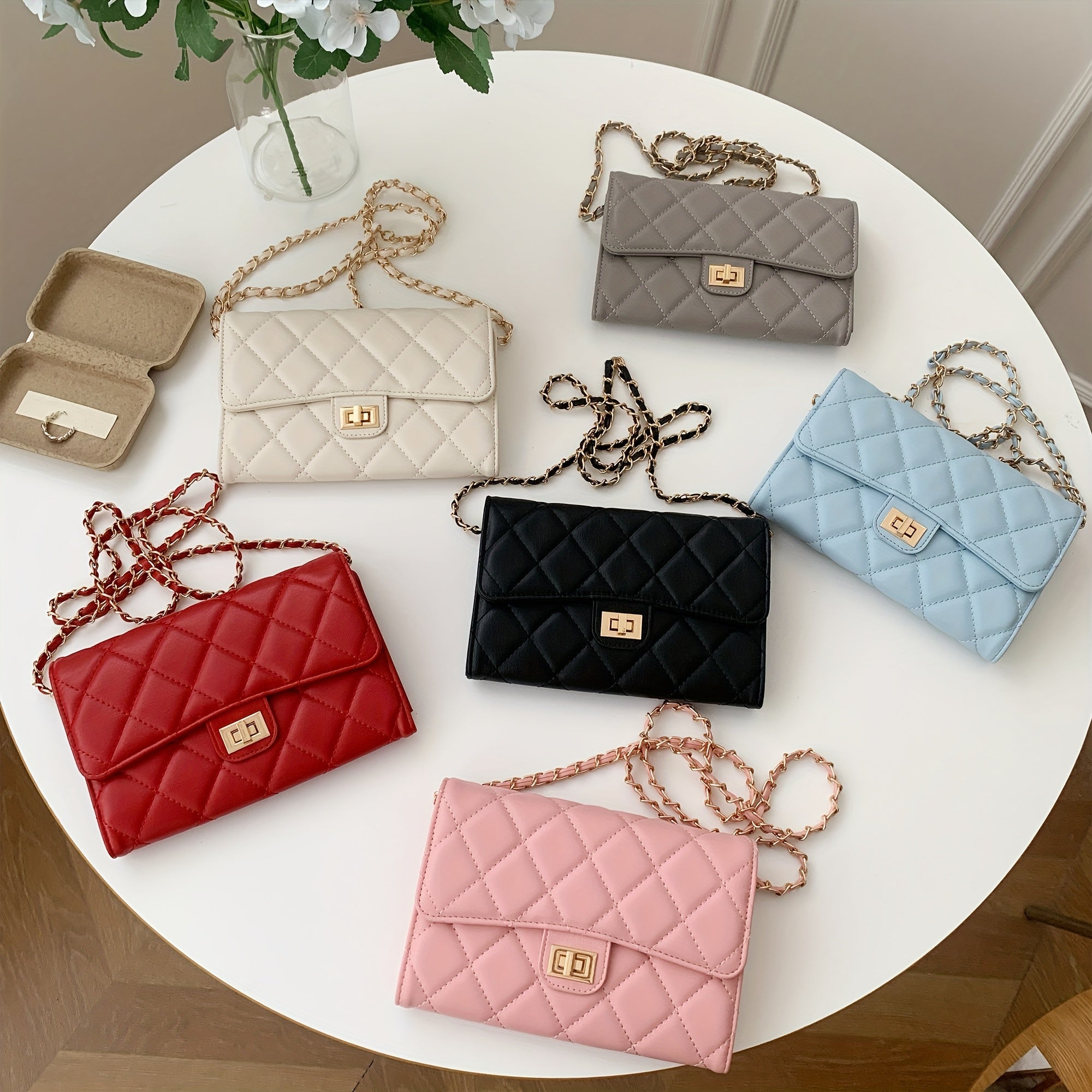 Mini Bolso "Quilted Envelope"